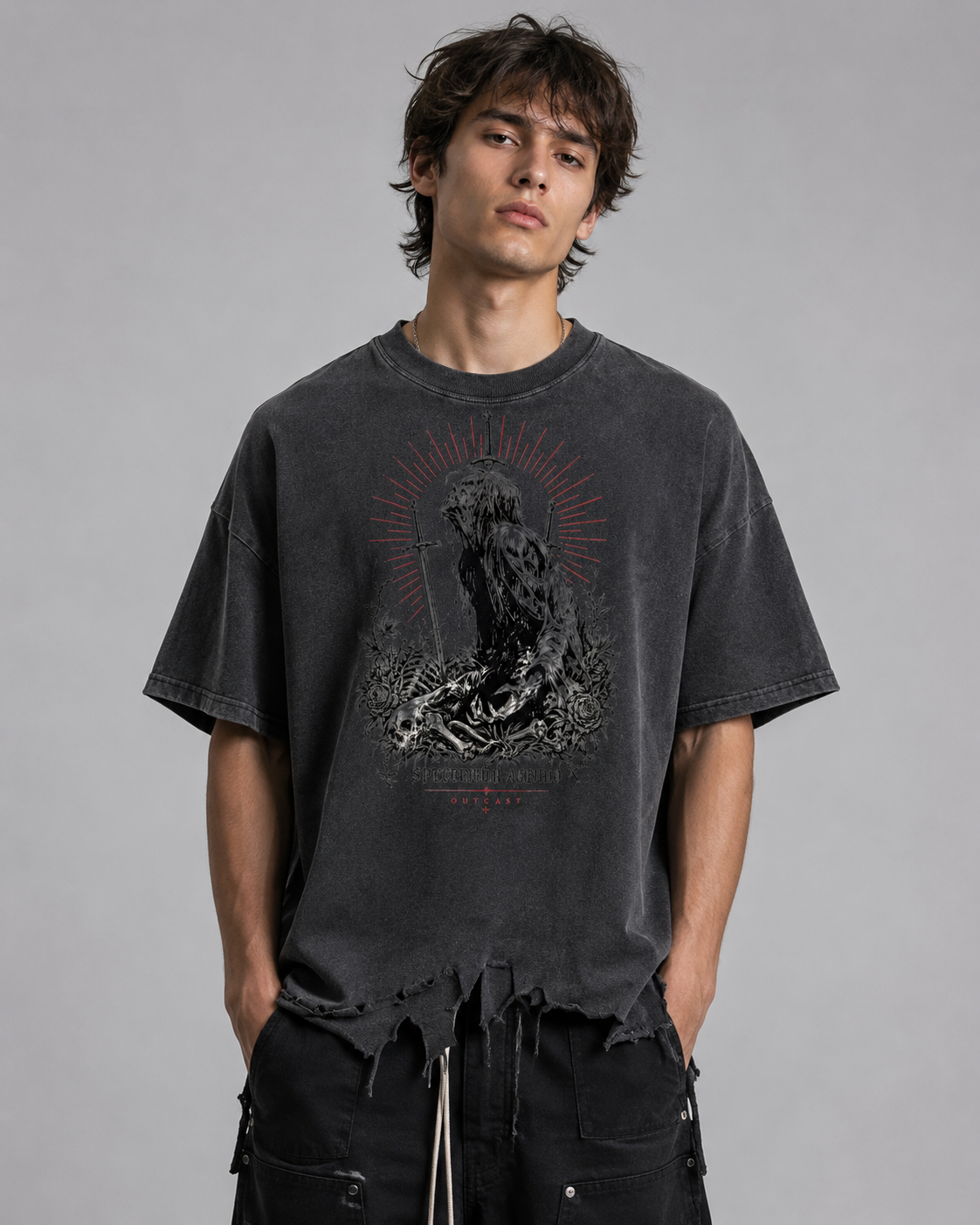 OUTCAST Hem T-Shirt
