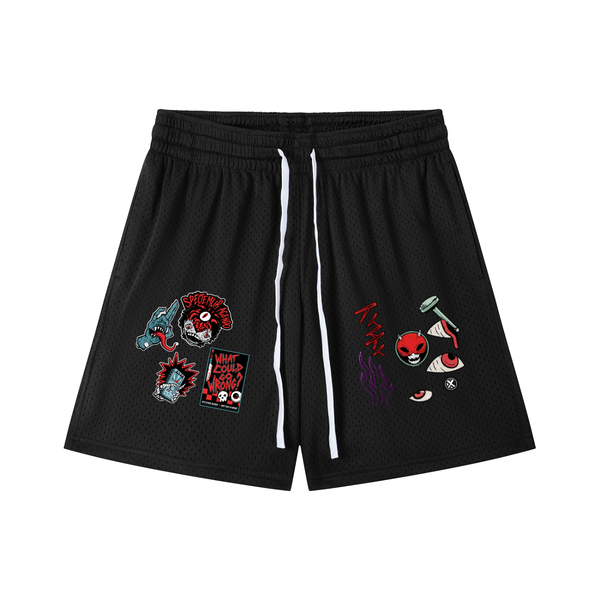Scar Me Up And Down Shorts