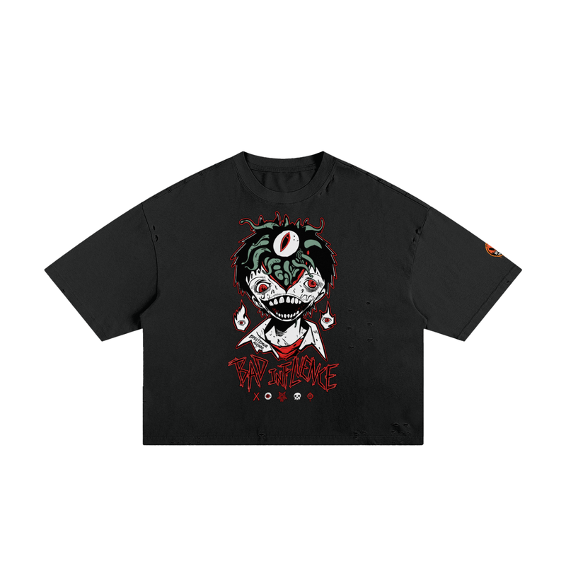 Rip Me A New One Frayed Tee