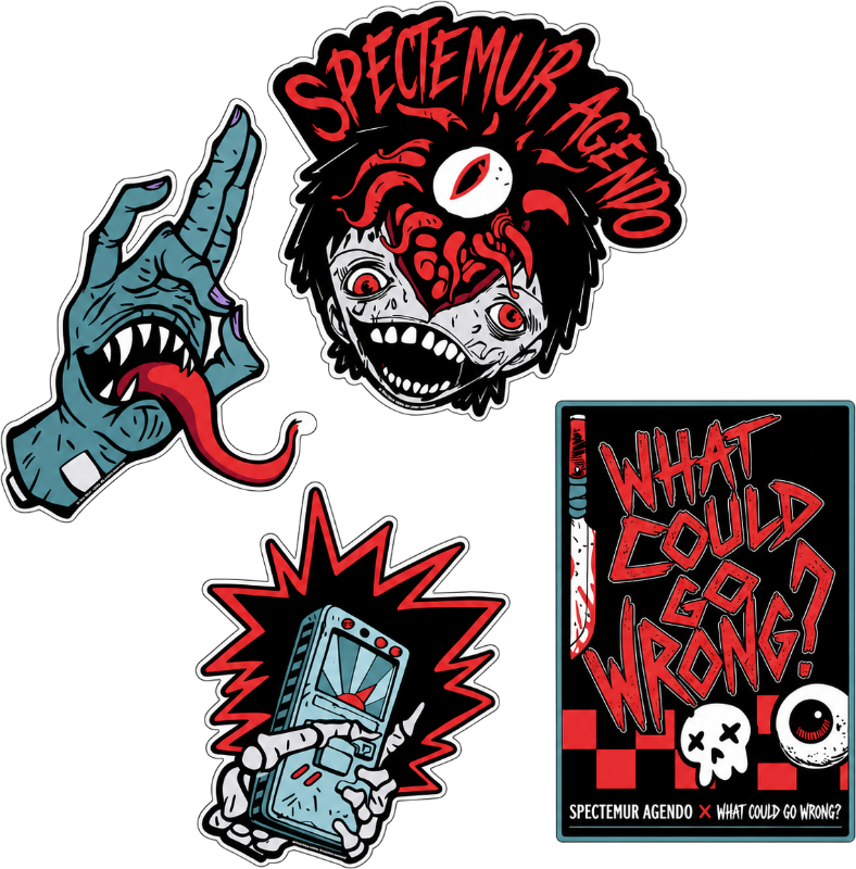 Sticker Pack 4 Piece