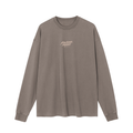 Essentials SS26 Long Sleeve T-Shirt - Gray Brown